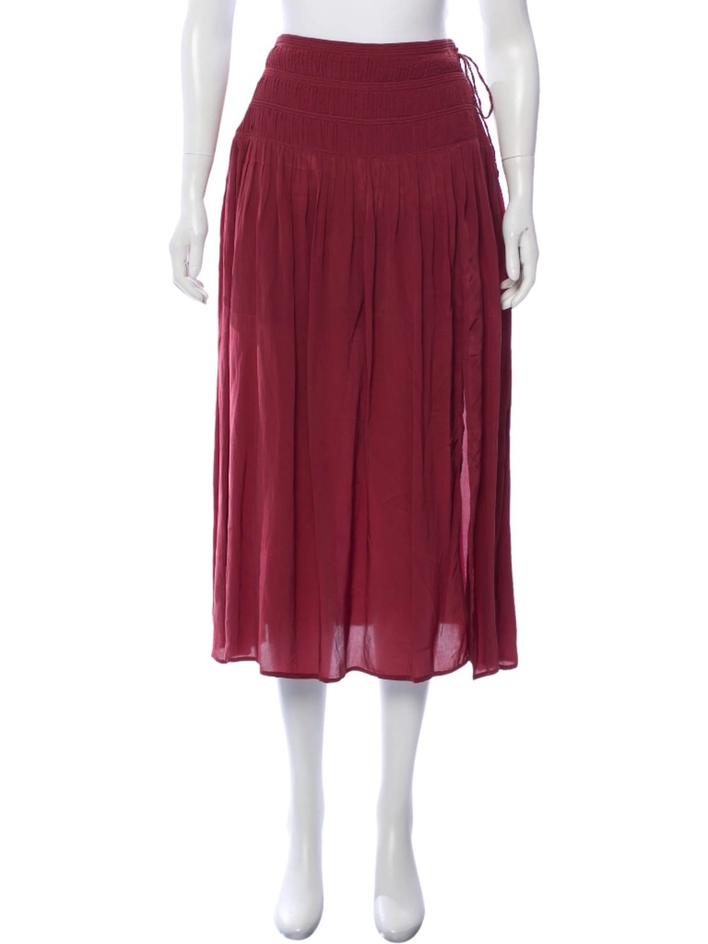 Sea New York Sea Pleated Accents Midi Length Skirt size 4